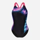 Купальник слитный женский Arena Dreamhline Swimsuit V Back 008328-500 44 Черный (3468337427988) - изображение 3