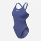 Купальник слитный женский Arena Team Swimsuit Swim Tech Solid 004763-880 40 Синий (3468337483229) - изображение 5