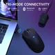 Мишка Ігрова Безпровідна Attack Shark X11 22000 DPI PAW3311 із зарядною догстанцією RGB підсвіткою Чорна - зображення 4