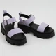 Босоножки женские кожаные 339642 р.36 (23,5) Fashion Фиолетовый - изображение 4