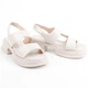Босоножки женские 340302 р.38 (24,5) Fashion Бежевый - изображение 4