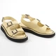 Босоножки женские кожаные 340146 р.37 (24) Fashion Желтый - изображение 4