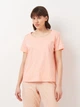 Пижама (футболка + шорты + штаны) женская хлопковая Cornette Womens sleepwear 466-322 A25 M Розовый/Оранжевый/Белый (5902458261437) - изображение 4