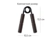 Эспандер кистевой EasyFit Hand Grip PRO 159 кг Черный (EF-1902-350) - изображение 4