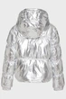 Жіноча срібляста куртка HOODED HIGH SHINE DOWN JACKET Michael Kors M 77B6594M42 - зображення 4