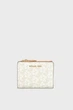 Жіночий білий гаманець з візерунком EMPIRE MONEY PIECE Michael Kors OS 32S4G8ED7V - изображение 1