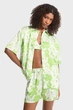 Жіноча салатова блуза з візерунком GRAPHIC PALM CAMP SHIRT Michael Kors XS MS440MBB0M - изображение 2