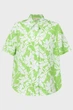 Жіноча салатова блуза з візерунком GRAPHIC PALM CAMP SHIRT Michael Kors XS MS440MBB0M - изображение 7