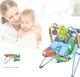Детское кресло-качалка iBaby Blue THL-24-101 с вибрацией, игровой дугой и возможностью механического качания для малышей до 12 кг — удобство и развлечение в одном - изображение 3