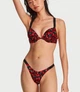 Жіночий купальник Victoria's Secret Shine Strap Bombshell Add-2-Cups Push-Up Stringe зі стразами ягоди 34A + XS - зображення 1