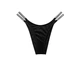 Женский купальник SHINE-TRIM PUSH-UP BIKINI TOP BRAZILIAN BIKINI BOTTOM Black Черный 34A + XS - изображение 5