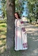 Вишита жіноча сукня в етнічному стилі Магда льон 42 S - зображення 1