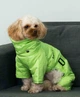 Зимний комбинезон с поясом для собак Dogs Bomba зеленый, размер 6 - изображение 2