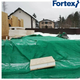 Тент захисний ламінований, водостійкий Fortex 4х6 м, 24 м2, 90 г/м2, зелений - зображення 6