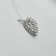 Брошка-булавка серебряная с кубическим цирконием 3,95 г - изображение 4