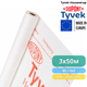 Вітроізоляційна мембрана Tyvek Housewrap 3 x 50 м, 150 м2, 60 г/м2 - зображення 1