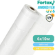 Пленка армированная Fortex 6x10 м, 60 м2, 180 г/м2, прозрачная, УФ 6% - изображение 1