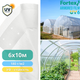 Пленка армированная Fortex 6x10 м, 60 м2, 180 г/м2, прозрачная, УФ 6% - изображение 8