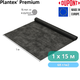 Геотекстиль для боротьби з бур'янами Plantex Premium 1x15 м, 15 м2, 68 г/м2, чорний - зображення 2