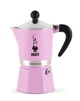 Гейзерная кофеварка Bialetti Rainbow Rosa Pastello 3 чашки 150 мл Розовая - изображение 1