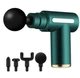 Масажер перкусійний масажер для шиї голови та ніг Massage gun CX 157 Зелений - зображення 2