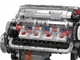 Конструктор бензиновый двигатель V8 ENGINE восьмицилиндровый мотор Mould King, 535 деталей 10088s - зображення 6