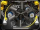 Конструктор двигун Mould King Lambo V12 моторизований дитячий мотор, 1260 деталей ,10202 - изображение 8