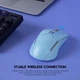 Беспроводная игровая мышь Fantech WGC2 Venom II Vibe, RGB, 800-4000DPI, 2.4GHz, 300mAh, 720h, Голубой - изображение 6