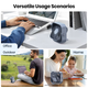 Вентилятор TOPK K51 USB (8.5cm, 3 скорости, USB 5V 1m, 5W, 360град.) grey - изображение 4