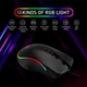 Проводная игровая мышь Aikun GX66 Optical Gaming Mouse Backlight, 800-7200DPI, USB, 1.8m, black - изображение 8