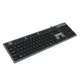 Дротова клавіатура Meetion USB Standard Chocolate Ultrathin Keyboard K841, Ukr, RU, EN розкладки, USB, 1.5m, black - зображення 5
