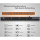 Дротова клавіатура Meetion USB Standard Chocolate Ultrathin Keyboard K841, Ukr, RU, EN розкладки, USB, 1.5m, black - зображення 8