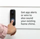 Панель виклику Blink Video Doorbell + Sync Module 2- HD-відео, сповіщення про рух і дзвінок, сумісна з Alexа, бездротовий - White - зображення 4