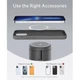Зарядний пристрій Anker 623 Magnetic Wireless Charger MagGo 2 in 1 Charging Station for iPhone 12~17 for Airpods - Black - зображення 6