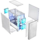 Компьютерный корпус LogicConcept DART PRO Mini-Tower mATX, белый Mesh, 3×120 мм ARGB – сборка с охлаждением - изображение 5