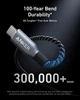Кабель Anker Prime сверхпрочный Type-C to Type-C Cable 240W со 100-летней прочностью - 0,9m - изображение 3