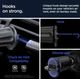 Автомобильный держатель с беспроводной зарядкой Spigen OneTap Pro 3 Cryomax MagSafe Car Mount AirVent Hook - изображение 3