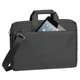 Сумка для ноутбука 15.6" Rivacase Central 8231 Polyester Zipper Black - изображение 3