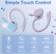 Вакуумные bluetooth наушники Ture TWS для спорта Фиолетовые - изображение 4