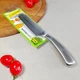 Невеликий ніж Santoku з нержавіючої сталі 12.5 см - зображення 3