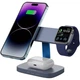 Зарядное устройство Canyon wireless charger HEXAGON WCS-310 3in1 DarkGrey/Blue (CNS-WCS310DGBL) - изображение 6
