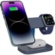 Зарядное устройство Canyon wireless charger HEXAGON WCS-310 3in1 DarkGrey/Blue (CNS-WCS310DGBL) - изображение 7