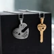 Парні кулони для закоханих з нержавіючої сталі "Key to the heart" - зображення 7
