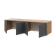 Антресоль Doros Ронди Дуб Артизан/Графіт 4 ДСП 160х52х41 (80737832) - изображение 2