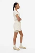 Шорты H&M XL кремовый 410992104 - изображение 3