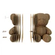 Картонный 3D пазл-конструктор "Cartonic 3D Puzzle TEDDY BEAR" Плюшевый мишка - изображение 4