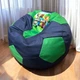 Кресло мешок Майнкрафт мяч XXL (150) oxford 600 Minecraft Синий - изображение 3