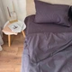Простынь Евро Lavson Вареный хлопок Washed Cotton 260х230 Графитовый - изображение 4
