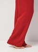 Пижама (рубашка + штаны) женская из вискозы Trendyol THMAW25PT00146 34 Бордовая (8683050774279) - изображение 7