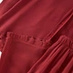 Пижама (рубашка + штаны) женская из вискозы Trendyol THMAW25PT00146 34 Бордовая (8683050774279) - изображение 10
